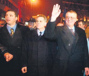Vucic, Nikolic and Seselj, during their time in The Serbian Radical Party