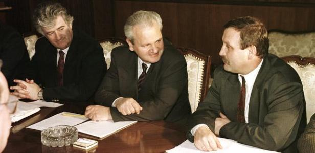Karadzic Milosevic and MIlan Martic 